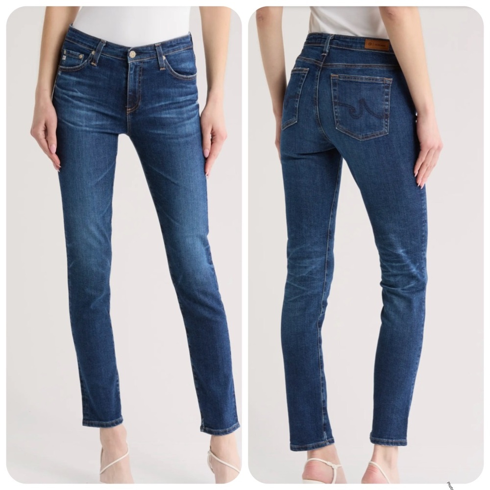 AG Adriano Goldschmied Jeans Women’s 31R Blue The Prima Cigarette Leg LIKE NEW!